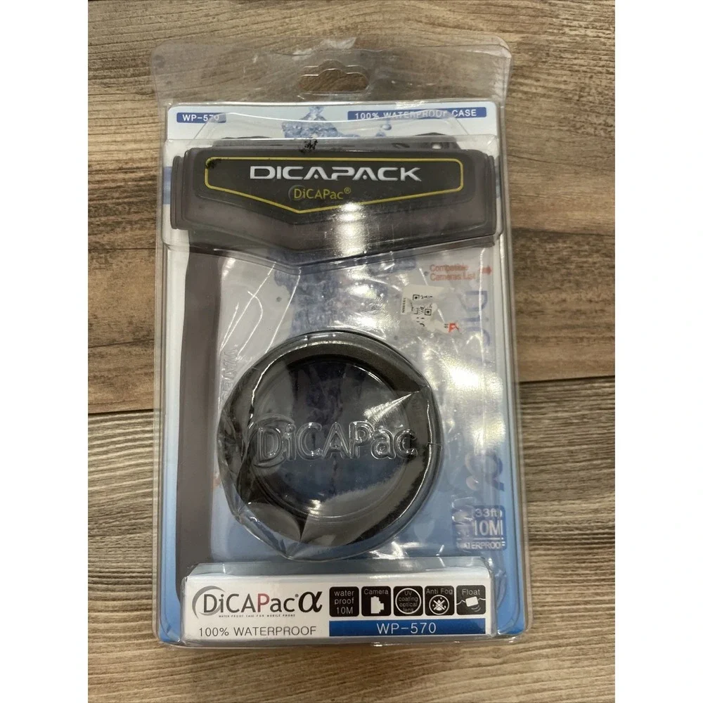 DiCAPac WP-570 Waterproof case New For RX100 LX7 P5000 SX240HS D-LUX6 GRD4 XZ-1
